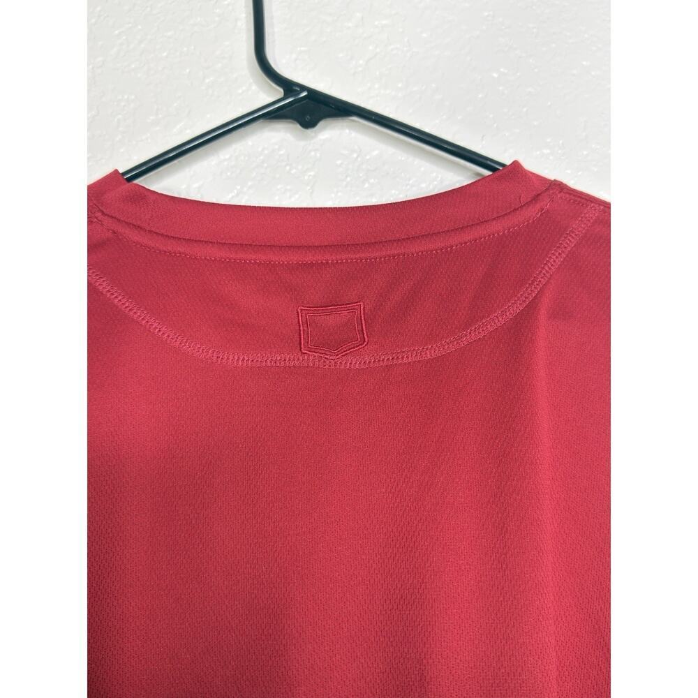SCOTTeVEST XL Shirt Men Red Pullover TEC Performance Activewear Breathable Long - Picture 9 of 15